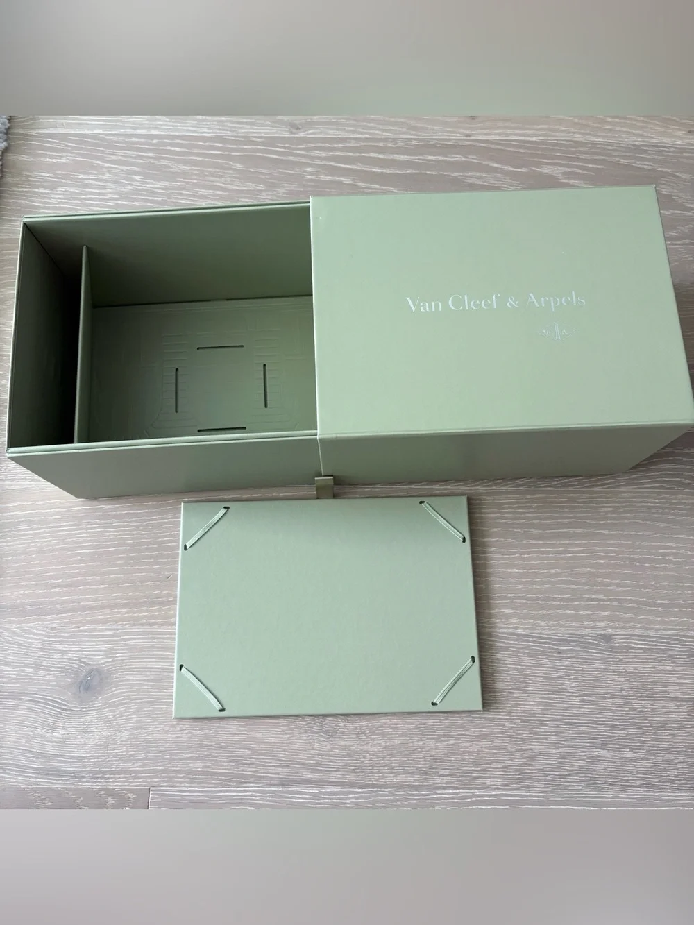 Van Cleef & Arpels Sage Green Large Jewelry Presentation Gift Box